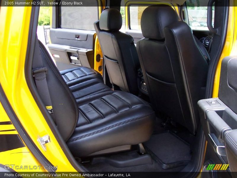 Yellow / Ebony Black 2005 Hummer H2 SUT