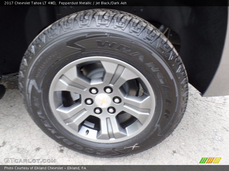 Pepperdust Metallic / Jet Black/Dark Ash 2017 Chevrolet Tahoe LT 4WD