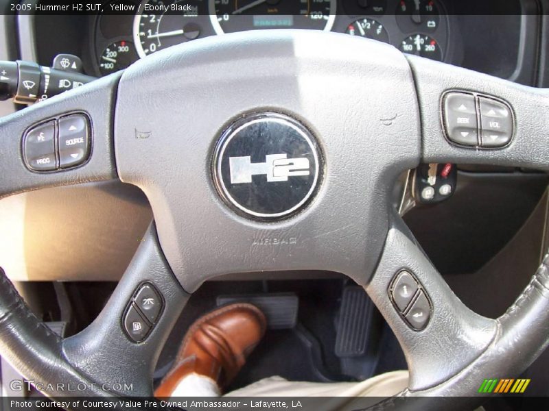 Yellow / Ebony Black 2005 Hummer H2 SUT