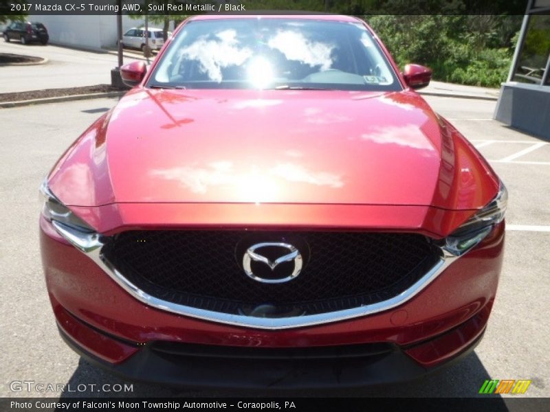 Soul Red Metallic / Black 2017 Mazda CX-5 Touring AWD
