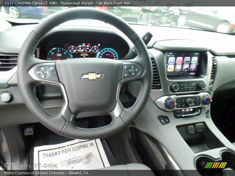Pepperdust Metallic / Jet Black/Dark Ash 2017 Chevrolet Tahoe LT 4WD