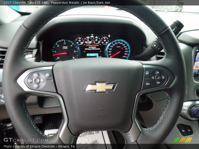 Pepperdust Metallic / Jet Black/Dark Ash 2017 Chevrolet Tahoe LT 4WD