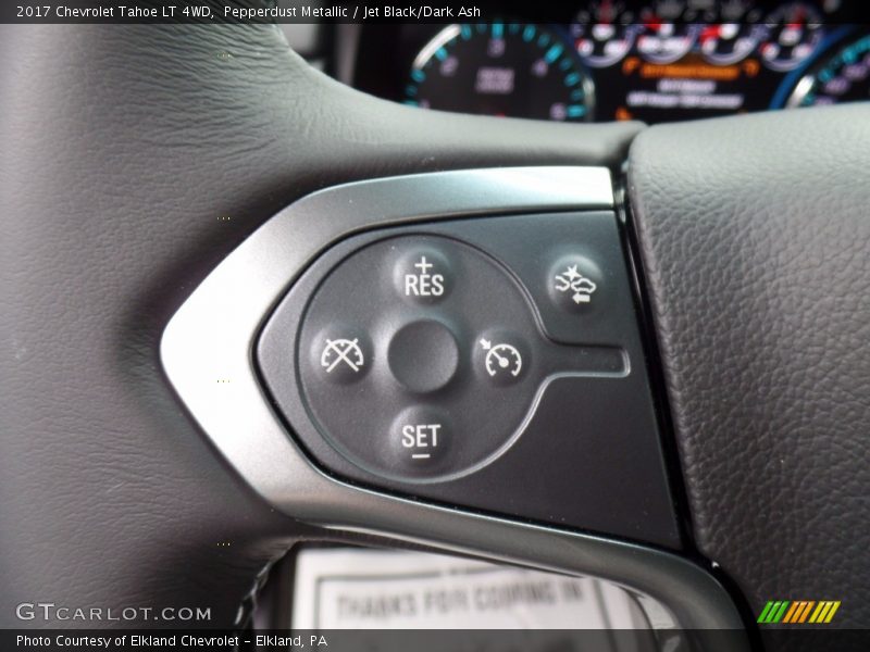 Pepperdust Metallic / Jet Black/Dark Ash 2017 Chevrolet Tahoe LT 4WD