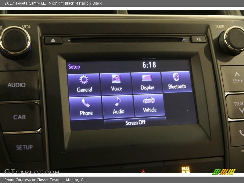 Midnight Black Metallic / Black 2017 Toyota Camry LE
