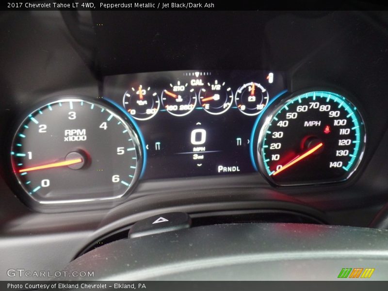Pepperdust Metallic / Jet Black/Dark Ash 2017 Chevrolet Tahoe LT 4WD