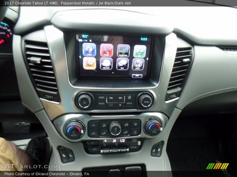 Pepperdust Metallic / Jet Black/Dark Ash 2017 Chevrolet Tahoe LT 4WD
