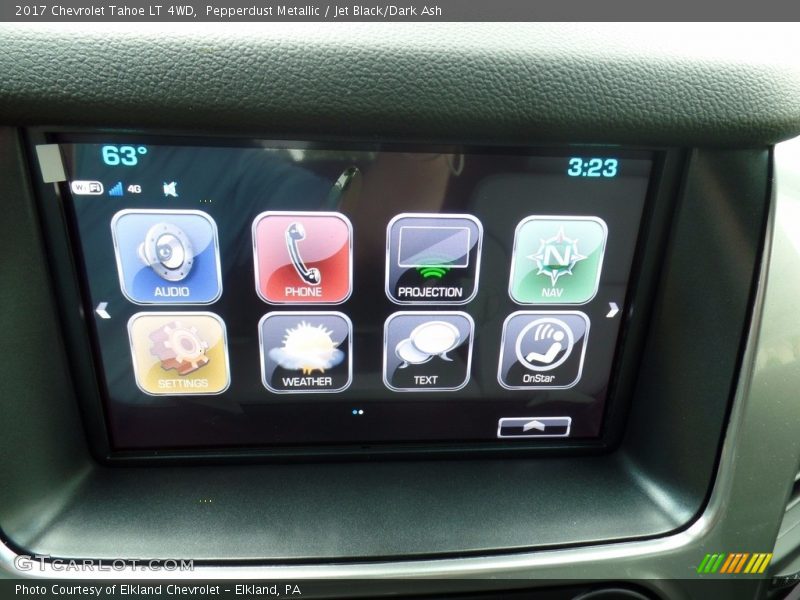 Pepperdust Metallic / Jet Black/Dark Ash 2017 Chevrolet Tahoe LT 4WD