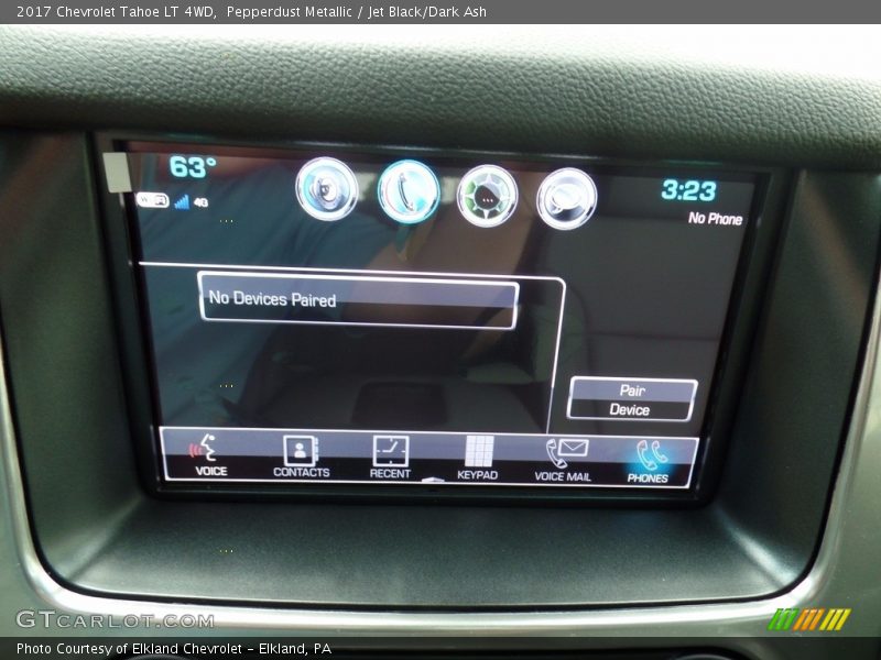 Pepperdust Metallic / Jet Black/Dark Ash 2017 Chevrolet Tahoe LT 4WD