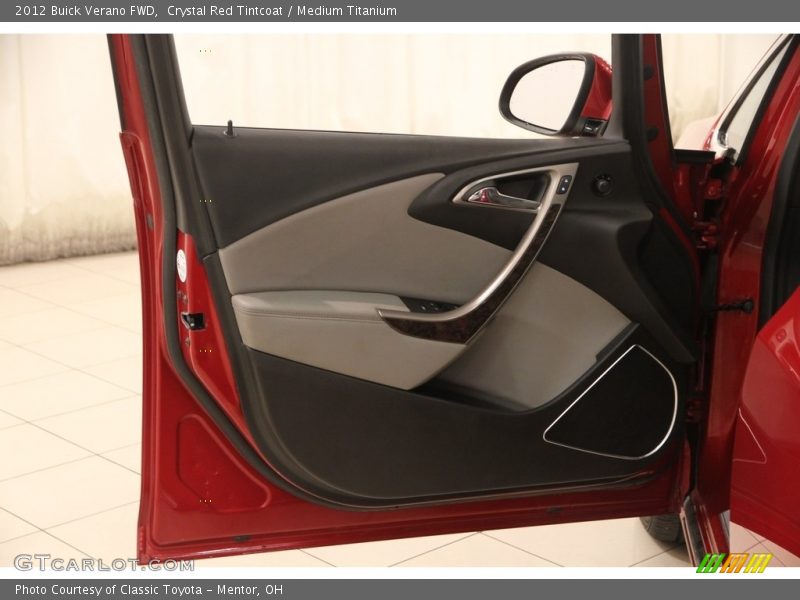 Crystal Red Tintcoat / Medium Titanium 2012 Buick Verano FWD