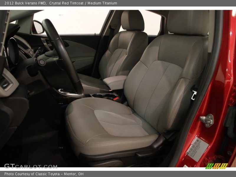 Crystal Red Tintcoat / Medium Titanium 2012 Buick Verano FWD