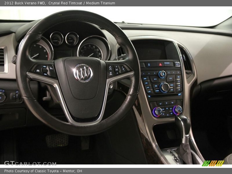 Crystal Red Tintcoat / Medium Titanium 2012 Buick Verano FWD