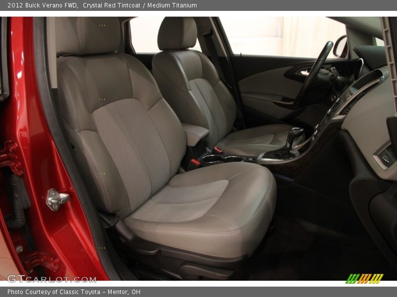 Crystal Red Tintcoat / Medium Titanium 2012 Buick Verano FWD