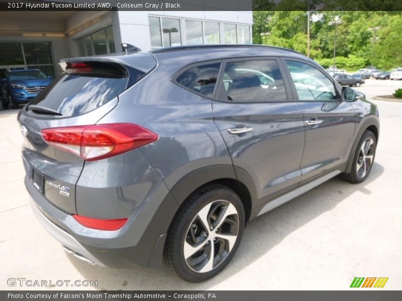 Coliseum Gray / Black 2017 Hyundai Tucson Limited AWD