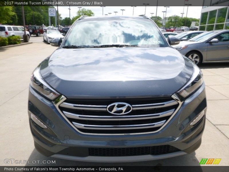 Coliseum Gray / Black 2017 Hyundai Tucson Limited AWD