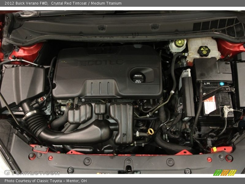Crystal Red Tintcoat / Medium Titanium 2012 Buick Verano FWD