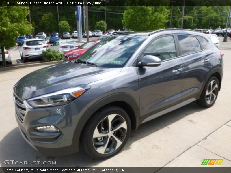 Coliseum Gray / Black 2017 Hyundai Tucson Limited AWD