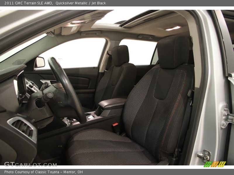 Quicksilver Metallic / Jet Black 2011 GMC Terrain SLE AWD