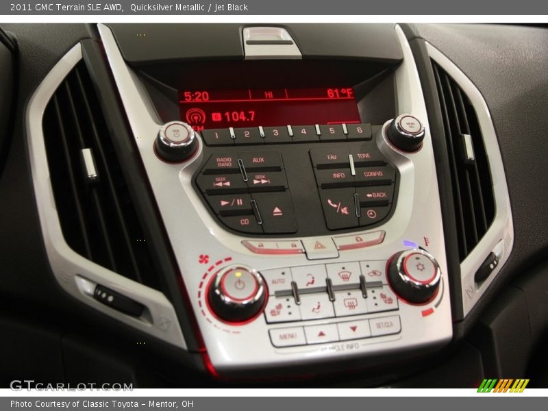 Quicksilver Metallic / Jet Black 2011 GMC Terrain SLE AWD