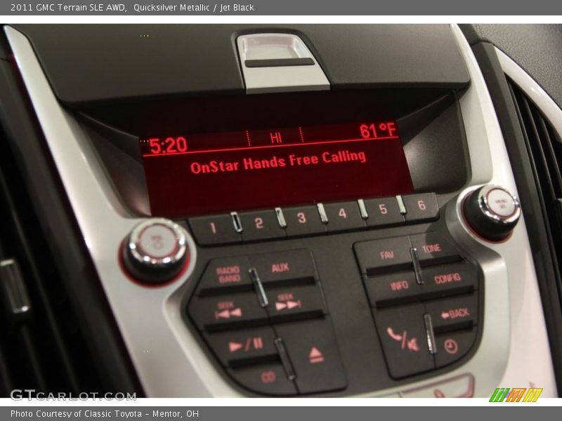 Quicksilver Metallic / Jet Black 2011 GMC Terrain SLE AWD