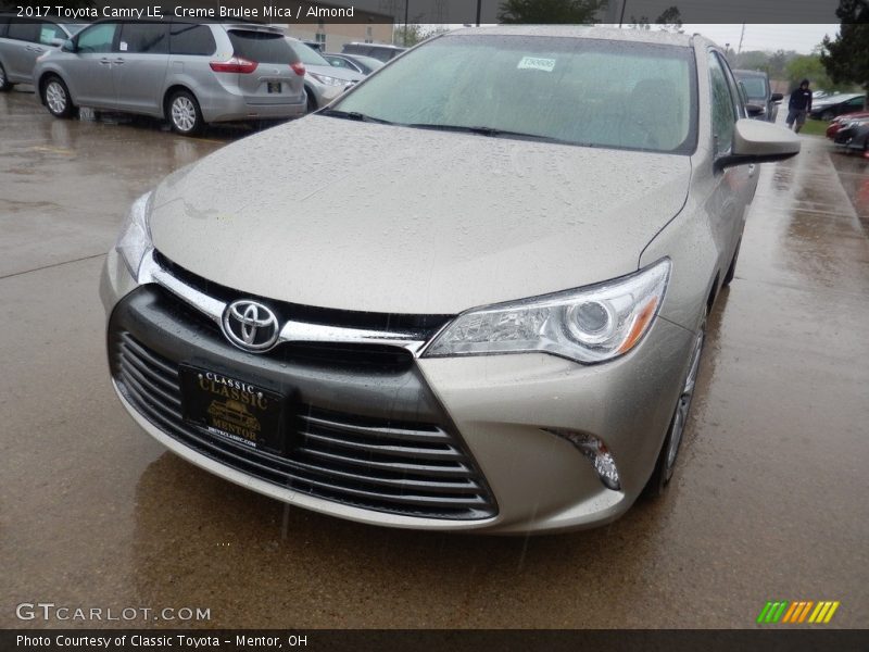 Creme Brulee Mica / Almond 2017 Toyota Camry LE