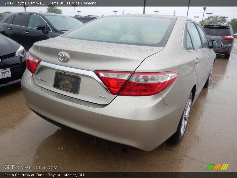 Creme Brulee Mica / Almond 2017 Toyota Camry LE
