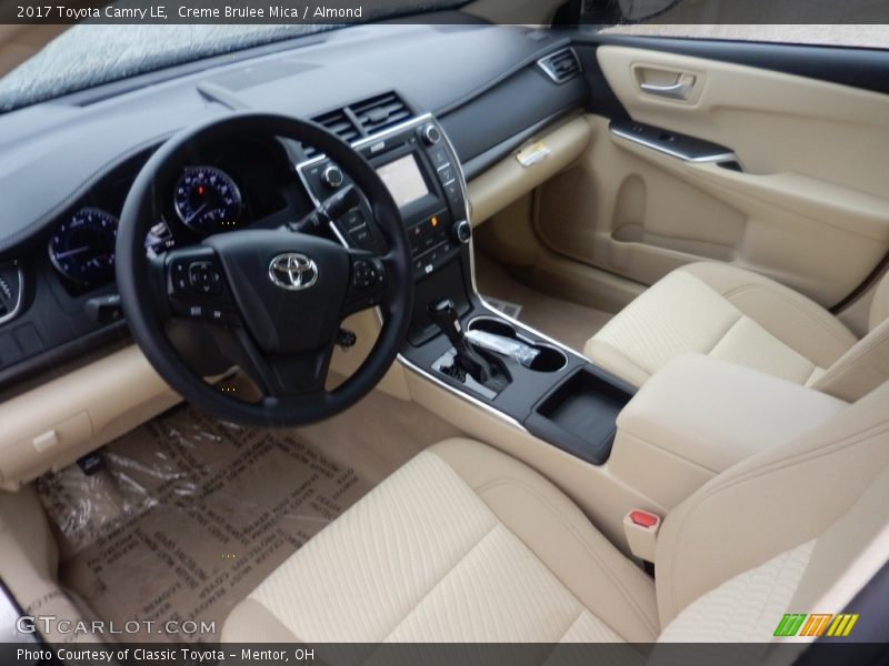 Creme Brulee Mica / Almond 2017 Toyota Camry LE