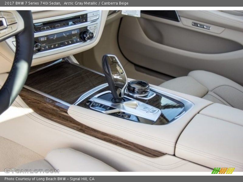 Arctic Gray Metallic / Canberra Beige 2017 BMW 7 Series 740i Sedan