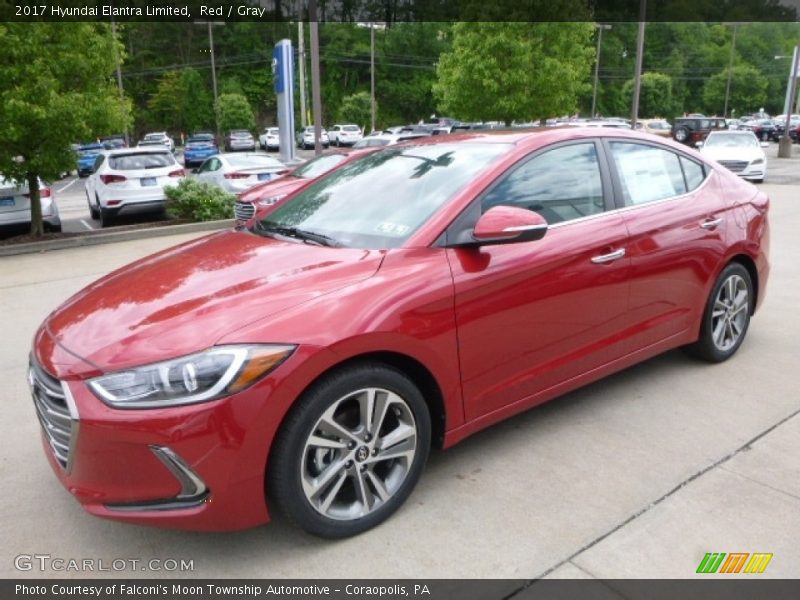 Front 3/4 View of 2017 Elantra Limited