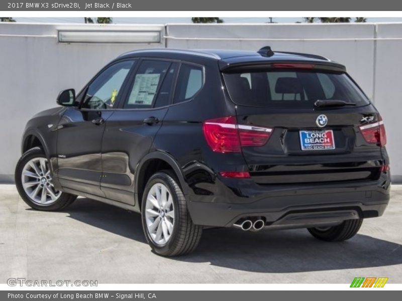 Jet Black / Black 2017 BMW X3 sDrive28i