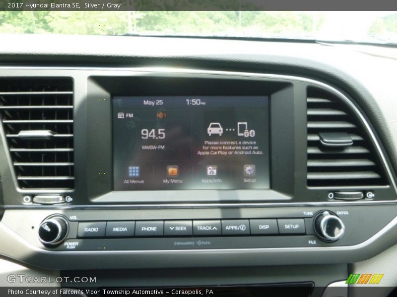 Silver / Gray 2017 Hyundai Elantra SE