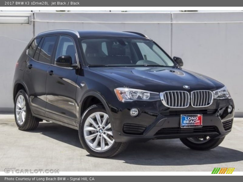 Jet Black / Black 2017 BMW X3 sDrive28i