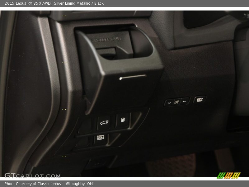 Silver Lining Metallic / Black 2015 Lexus RX 350 AWD
