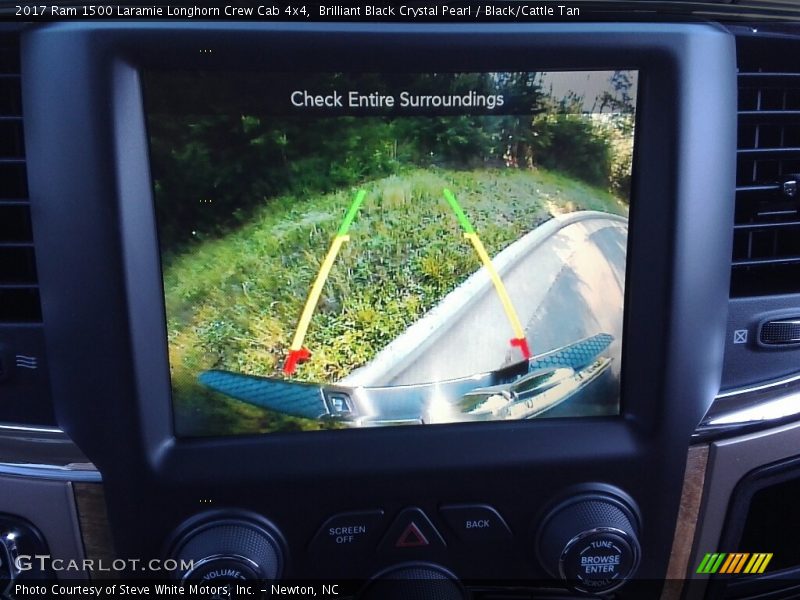 Brilliant Black Crystal Pearl / Black/Cattle Tan 2017 Ram 1500 Laramie Longhorn Crew Cab 4x4