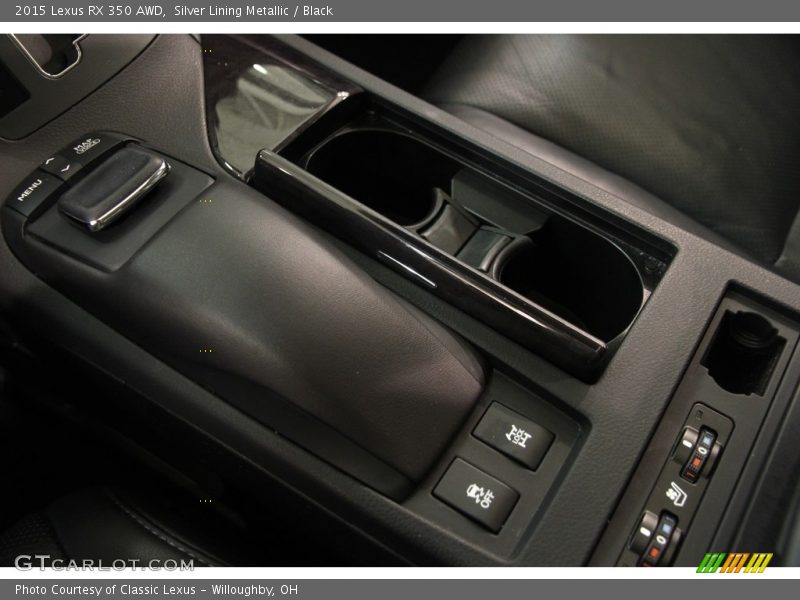Silver Lining Metallic / Black 2015 Lexus RX 350 AWD