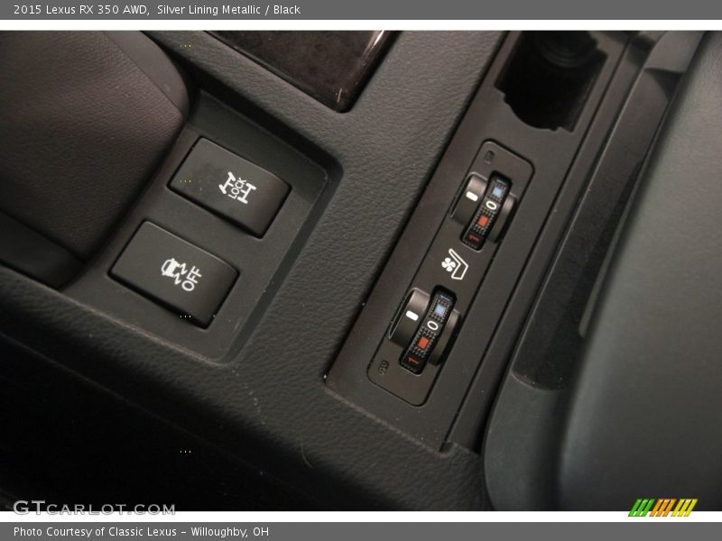 Silver Lining Metallic / Black 2015 Lexus RX 350 AWD