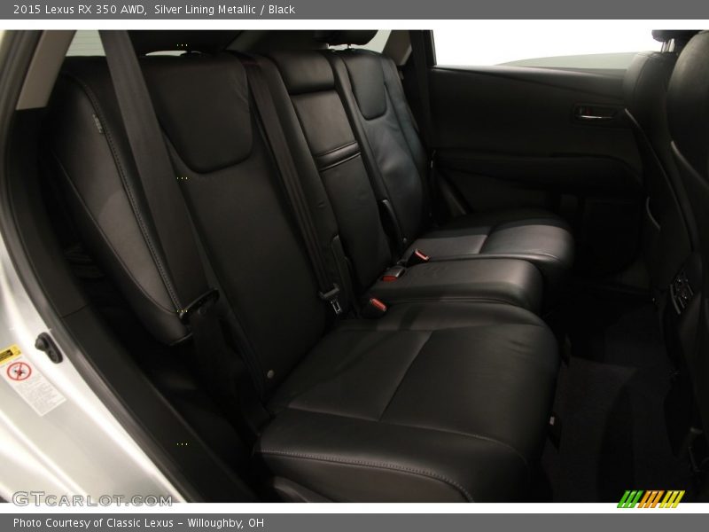 Silver Lining Metallic / Black 2015 Lexus RX 350 AWD