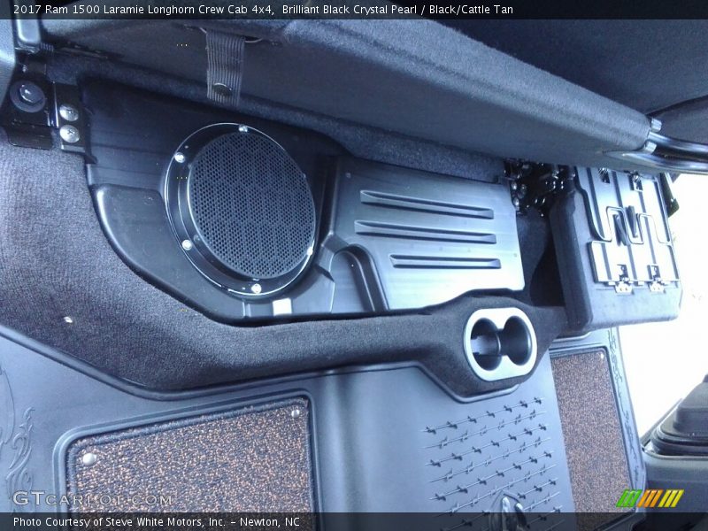 Brilliant Black Crystal Pearl / Black/Cattle Tan 2017 Ram 1500 Laramie Longhorn Crew Cab 4x4