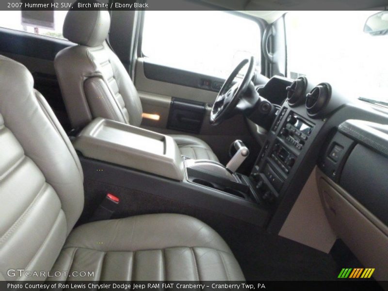 Birch White / Ebony Black 2007 Hummer H2 SUV