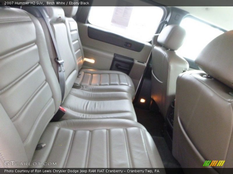 Birch White / Ebony Black 2007 Hummer H2 SUV