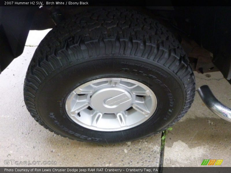 Birch White / Ebony Black 2007 Hummer H2 SUV