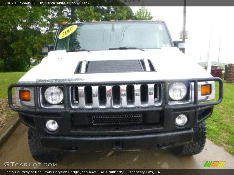 Birch White / Ebony Black 2007 Hummer H2 SUV