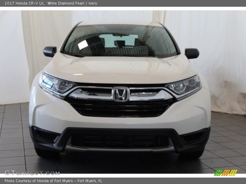 White Diamond Pearl / Ivory 2017 Honda CR-V LX
