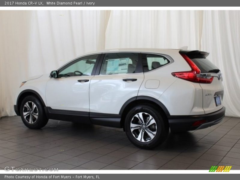 White Diamond Pearl / Ivory 2017 Honda CR-V LX