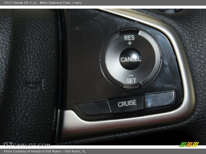 White Diamond Pearl / Ivory 2017 Honda CR-V LX