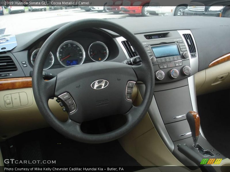 Cocoa Metallic / Camel 2009 Hyundai Sonata GLS