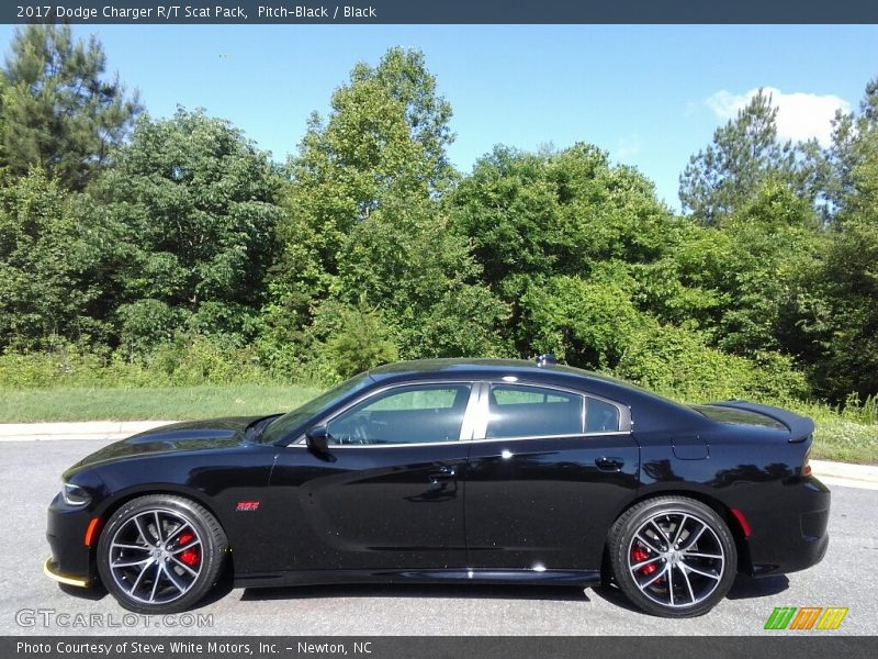 Pitch-Black / Black 2017 Dodge Charger R/T Scat Pack