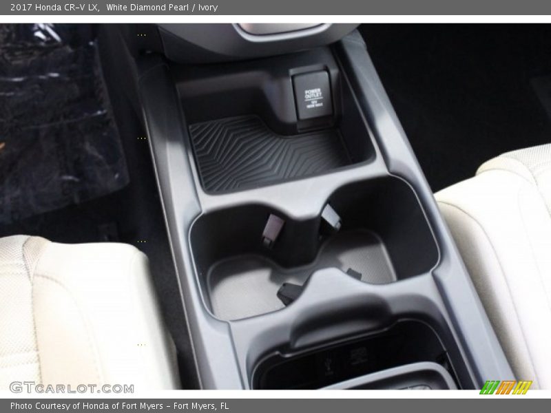 White Diamond Pearl / Ivory 2017 Honda CR-V LX
