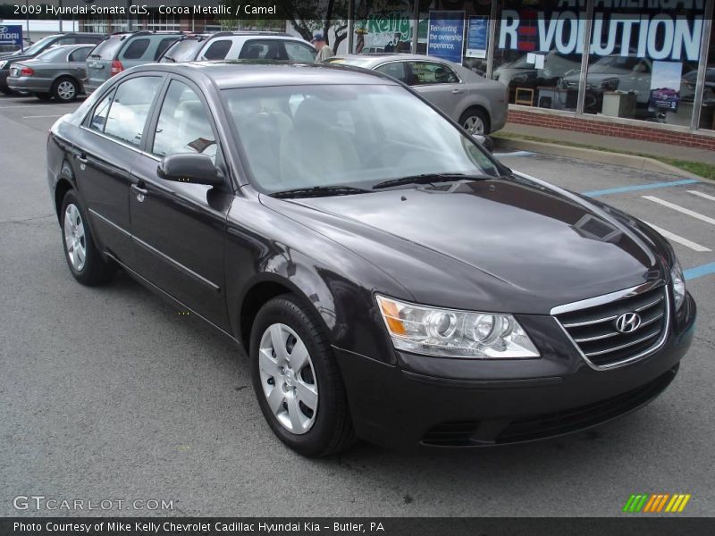 Cocoa Metallic / Camel 2009 Hyundai Sonata GLS