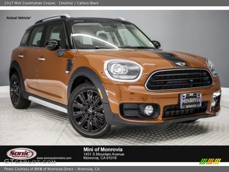 Chestnut / Carbon Black 2017 Mini Countryman Cooper