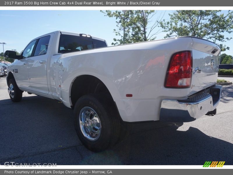 Bright White / Black/Diesel Gray 2017 Ram 3500 Big Horn Crew Cab 4x4 Dual Rear Wheel